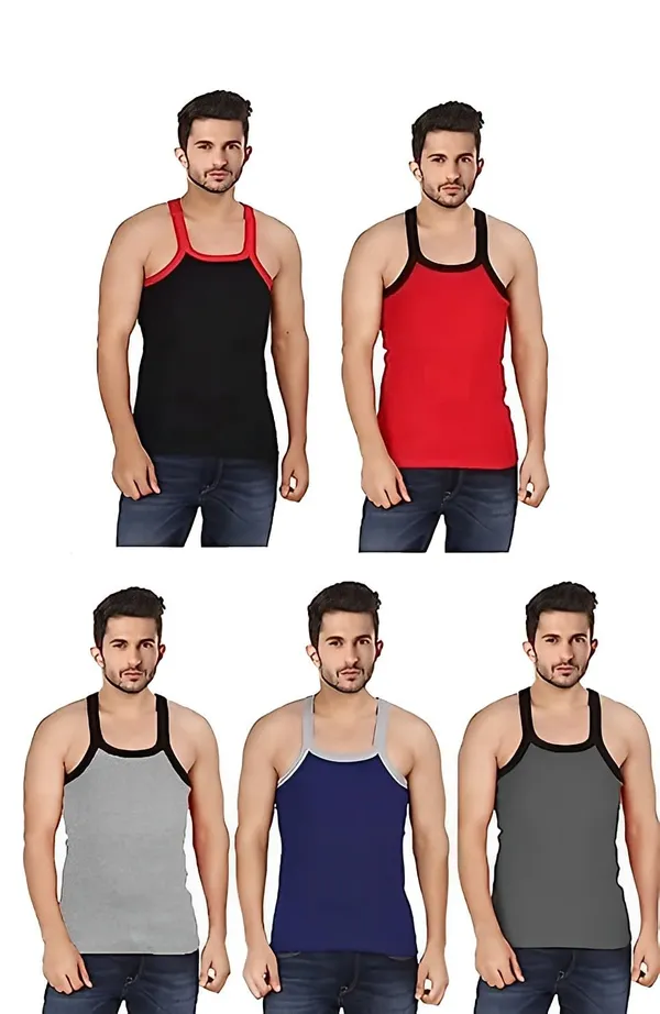 Coloured_Vest_Fro_Men_Sleeveless_Cotton_Sports_Undershirt_Solid_Colours_Comfortable_Rib