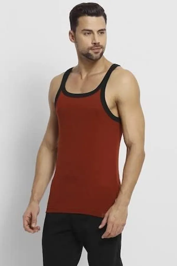 Coloured_Vest_Fro_Men_Sleeveless_Cotton_Sports_Undershirt_Solid_Colours_Comfortable_Rib
