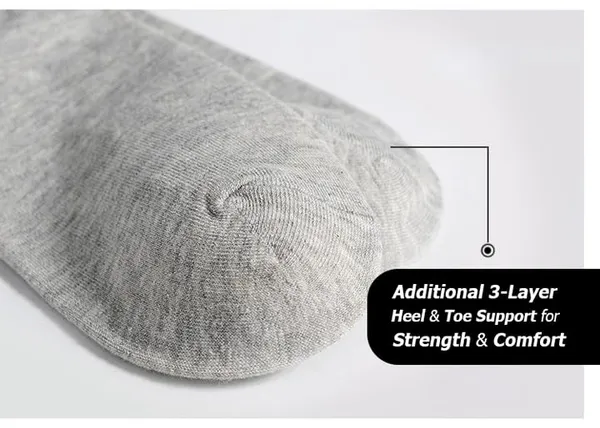 Plain_Ankle_Length_Socks_For_Men_Women_Unisex_Low_Cut_Socks_In_Soft_Pure_Cotton_Fabric_Stretchable_Breathable_Comfortable_Dailywear_Sock_Pack_Of_5