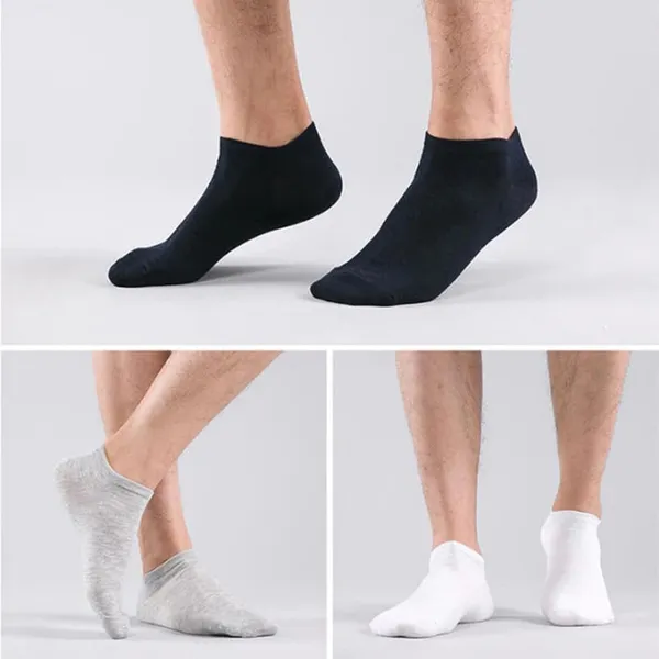Plain_Ankle_Length_Socks_For_Men_Women_Unisex_Low_Cut_Socks_In_Soft_Pure_Cotton_Fabric_Stretchable_Breathable_Comfortable_Dailywear_Sock_Pack_Of_5
