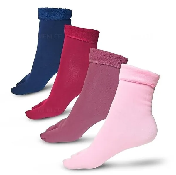Woolen_Socks_For_Women_With_Velvet_Fur_Inside_Themral_Warm_Fur_Socks_For_Women_With_Thumb_Toe_Design_Pack_Of_4_Assorted_Colours
