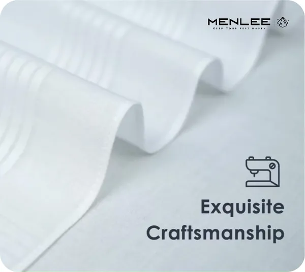 Product_Summary_Menlee_Handkerchief_Pack_Of_10_Cotton_Full_Size_Hanky_Set_Soft_Absorbent_Reusable_White_Handkerchiefs_Solid_Plain_Design_Gentle_On_Skin_Ideal_For_Office_Travel_Daily_Use