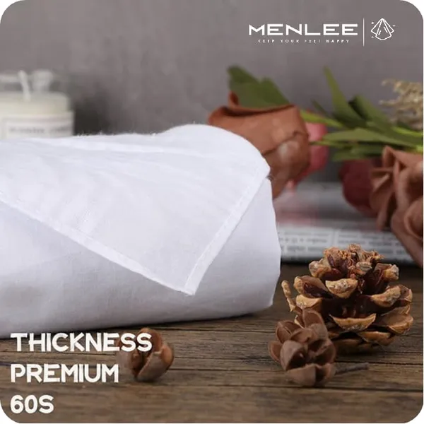 Product_Summary_Menlee_Handkerchief_Pack_Of_10_Cotton_Full_Size_Hanky_Set_Soft_Absorbent_Reusable_White_Handkerchiefs_Solid_Plain_Design_Gentle_On_Skin_Ideal_For_Office_Travel_Daily_Use