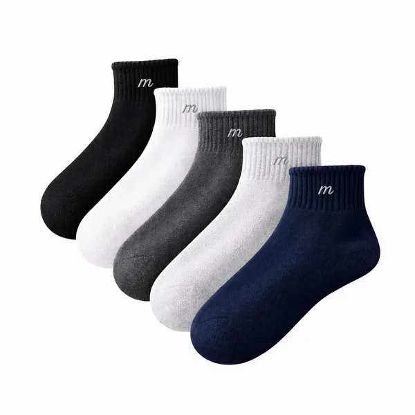 Cotton_Socks_For_Summer_Socks_Ankle_Length_Socks_Soft_Stretchable_Pastel_Cute_Colours_Lightweight_Anti_Odor_Daily_Wear_Gym_Sports_Athletic_Socks
