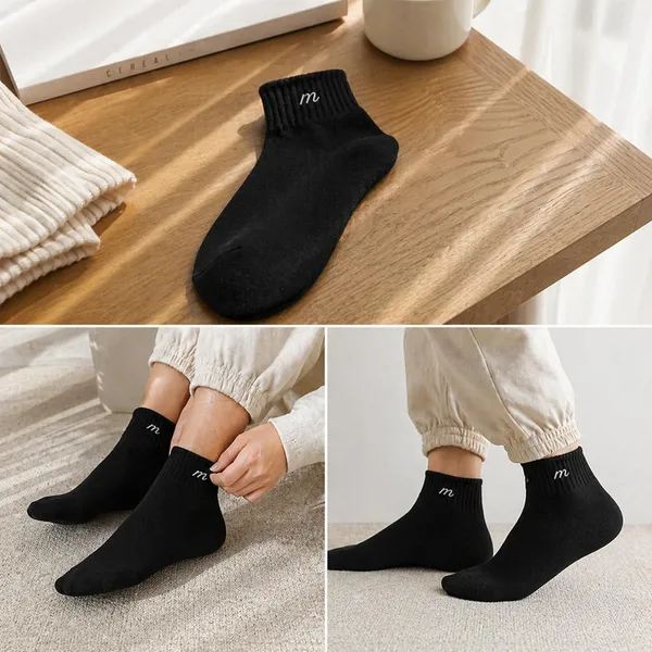 Cotton_Socks_For_Summer_Socks_Ankle_Length_Socks_Soft_Stretchable_Pastel_Cute_Colours_Lightweight_Anti_Odor_Daily_Wear_Gym_Sports_Athletic_Socks