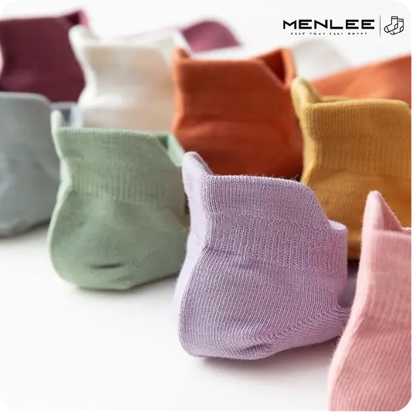 Menlee_Soft_Stretchable_Cotton_Socks_For_Women_|_Ankle_Length|Pack_Of_5