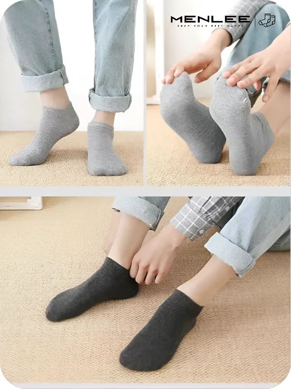 Black_Low-Cut_Ankle_Socks_Pack_Of_5
