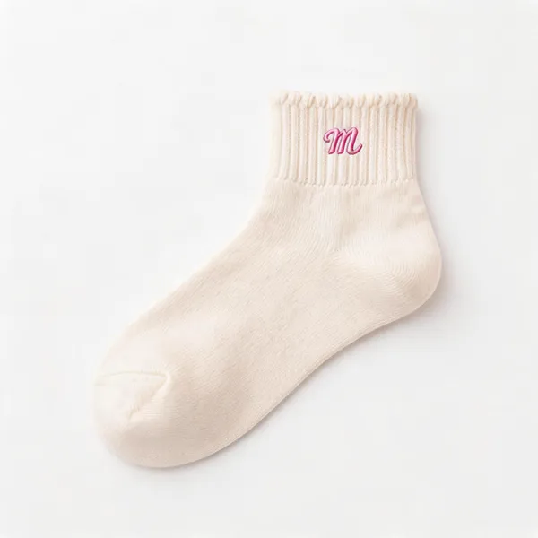 Cream_Ribbed_Ankle_Socks__Pack_Of_5