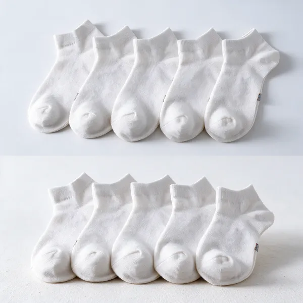 White_Ankle_Socks_Set_Pack_Of_5