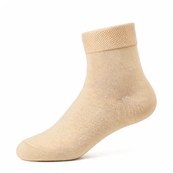 Beige_Sheer_Ankle_Socks_Pack_Of_5