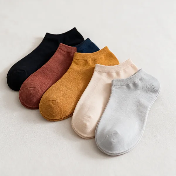 Product_Summary_Menlee_Girls_Ankle_Length_Cotton_Socks_With_Colourful_Cute_Colours_Also_For_Women_Low_Cut_Ankle_Socks_Combo_Cotton_Blend_Pack_Of_5_Colors_May_Vary