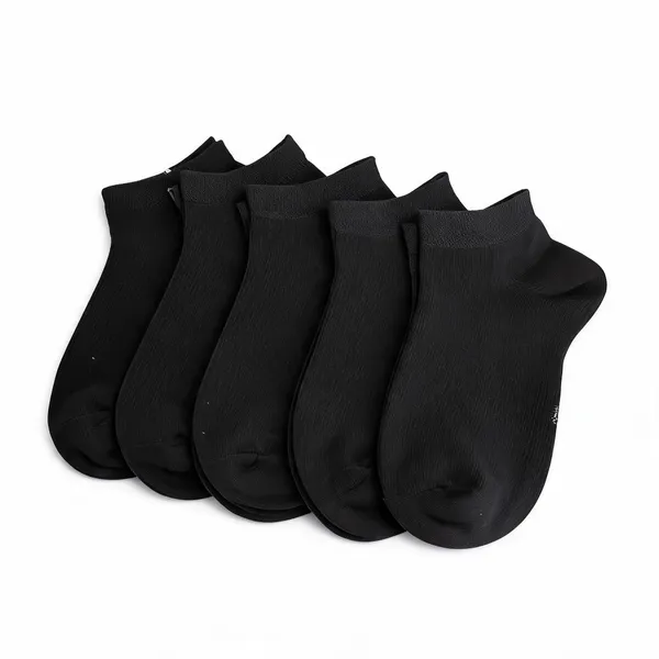 Black_Low-Cut_Ankle_Socks_Pack_Of_5