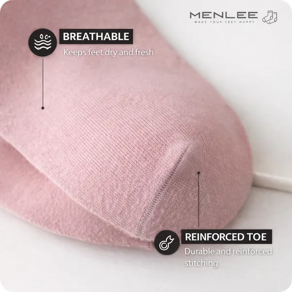 Menlee_Soft_Stretchable_Cotton_Socks_For_Women_|_Ankle_Length|Pack_Of_5
