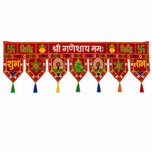 Fabric_Traditional_Ganesh_Shubh_Labh_Toran