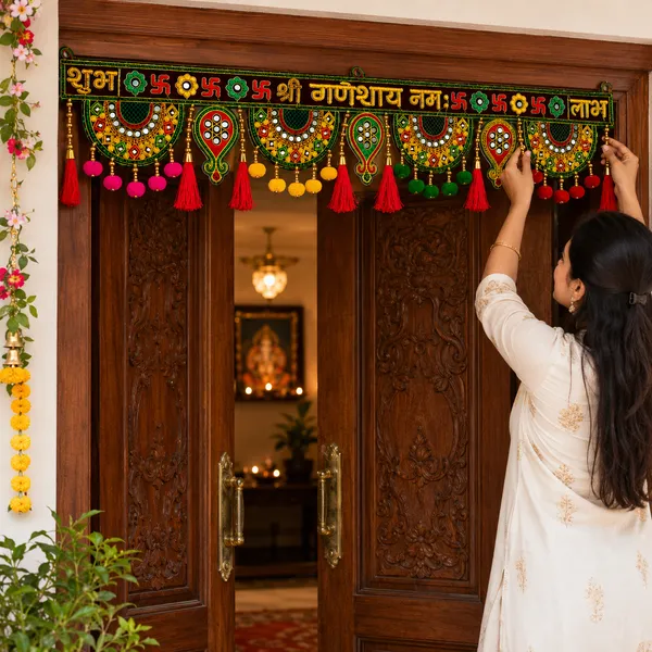 Traditional_Multicolour_Shubh_Swastik_Door_Toran