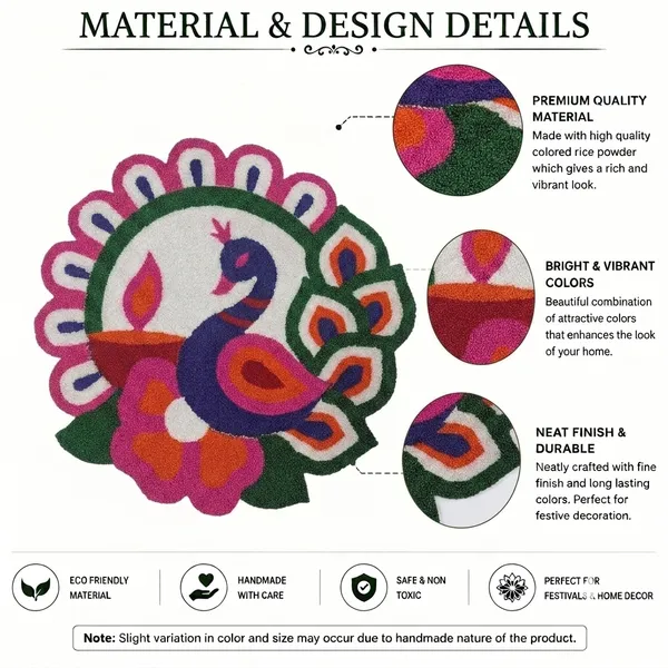 Rahodu_Handmade_Peacock_Rangoli_Mat_for_Floor_Decoration_|_Multicolor_Traditional_Home_Decor