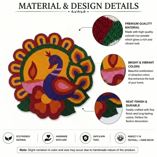 Rahodu_Handmade_Peacock_Rangoli_Mat_for_Floor_Decoration_|_Multicolor_Traditional_Home_Decor