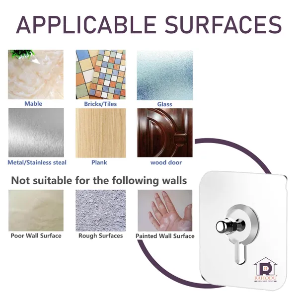 Rahodu_Nail_Free_Wall_Screw_Adhesive_Non-Trace_No_Drilling_Bathroom_Installation_Pack_of_10