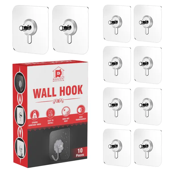 Rahodu_Nail_Free_Wall_Screw_Adhesive_Non-Trace_No_Drilling_Bathroom_Installation_Pack_of_10