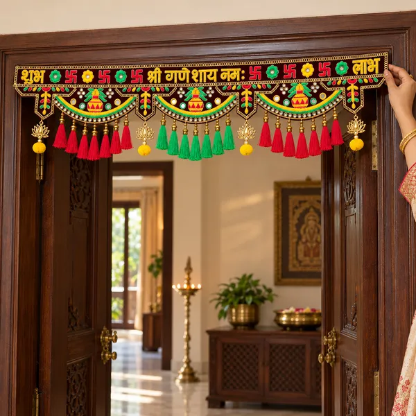 Rahodu_Shubh_Labh_Door_Toran_36x7_Inch_|_Ganeshay_Namah_Bandhanwar_|_Traditional_Decorative_Toran_for_Main_Door