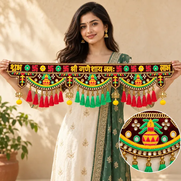 Rahodu_Shubh_Labh_Door_Toran_36x7_Inch_|_Ganeshay_Namah_Bandhanwar_|_Traditional_Decorative_Toran_for_Main_Door