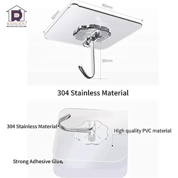 Rahodu_Strong_Adhesive_Sticky_Hook_For_Kitchen_&_Bathroom_Pack_of_10_(_Do_Not_Stick_On_Painted_wall_)
