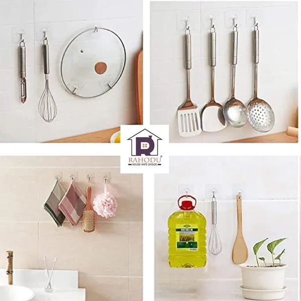Rahodu_Strong_Adhesive_Sticky_Hook_For_Kitchen_&_Bathroom_Pack_of_10_(_Do_Not_Stick_On_Painted_wall_)