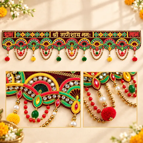 Rahodu_Traditional_Decorative_Door_Toran_for_Home_Entrance_|_Designer_Bandhanwar_with_Beads_&_Latkan_|_Multicolor_Toran_36_x_6.5_Inch