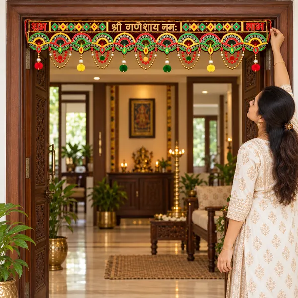 Rahodu_Traditional_Decorative_Door_Toran_for_Home_Entrance_|_Designer_Bandhanwar_with_Beads_&_Latkan_|_Multicolor_Toran_36_x_6.5_Inch