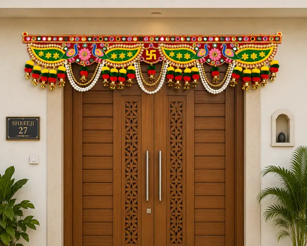 Rahodu_Traditional_Handmade_Door_Toran_for_Home_Entrance_|_Decorative_Bandarwal_with_Peacock_Design,_Mirrors,_Pearl_Chains_&_Hanging_Bells_|_Festive_Wall_Hanging_for_Diwali,_Navratri,_Wedding_&_Housewarming_Decor_Size_36_x_8