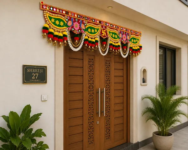 Rahodu_Traditional_Handmade_Door_Toran_for_Home_Entrance_|_Decorative_Bandarwal_with_Peacock_Design,_Mirrors,_Pearl_Chains_&_Hanging_Bells_|_Festive_Wall_Hanging_for_Diwali,_Navratri,_Wedding_&_Housewarming_Decor_Size_36_x_8