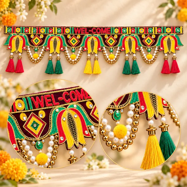 Rahodu_Traditional_Welcome_Bandhanwar_Toran_36x7.5_Inch_|_Multicolor_Door_Hanging_|_Festive_Home_Entrance_Decoration
