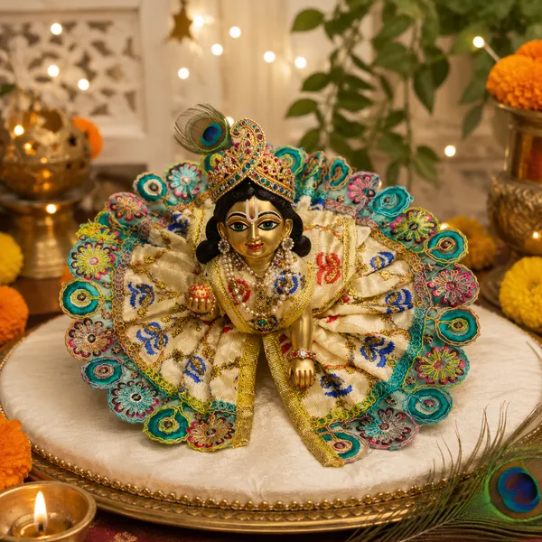 Multicolour_Embroidered_Laddu_Gopal_Vagha_Size_4