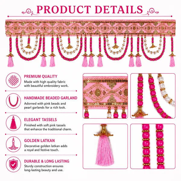 Fabric_Festive_Pink_Embroidered_Door_Toran