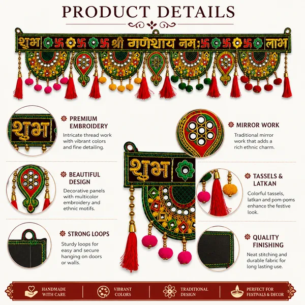 Traditional_Multicolour_Shubh_Swastik_Door_Toran