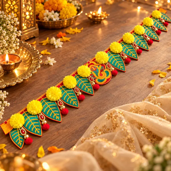 Rahodu_Traditional_Marigold_Flower_&_Mango_Leaf_Door_Toran_|_Decorative_Bandhanwar_Hanging_for_Main_Door,_Mandir,_Home_&_Festival_Decoration_|_Multicolor_|_36_x_8_Inch
