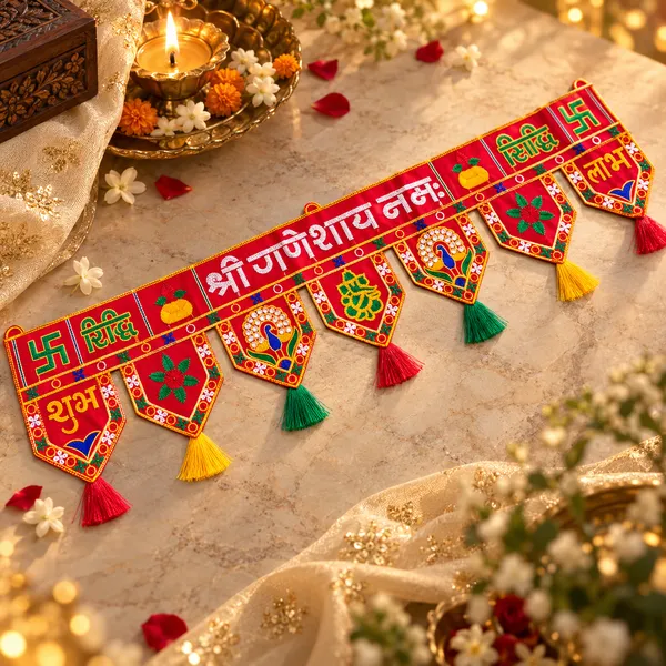 Rahodu_Handmade_Shree_Ganeshay_Namah_Shubh_Labh_Door_Toran_|_Multicolor_Embroidered_Main_Door_Hanging_|_Traditional_Festival_Home_Decoration_|_36_x_14_Inch
