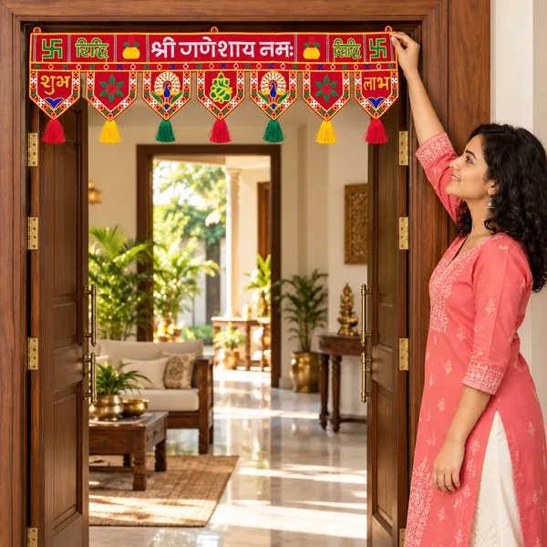 Rahodu_Handmade_Shree_Ganeshay_Namah_Shubh_Labh_Door_Toran_|_Multicolor_Embroidered_Main_Door_Hanging_|_Traditional_Festival_Home_Decoration_|_36_x_14_Inch
