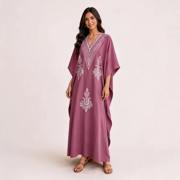 Mauve_Cotton_Relaxed_Fit_Embroidered_Kaftan_For_Women