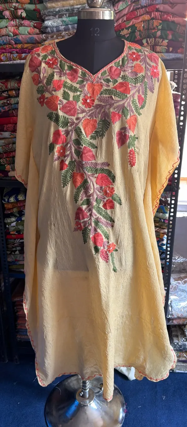 Yellow_Cotton_Crush_Straight_Floral_Embroidered_Kurta_For_Women