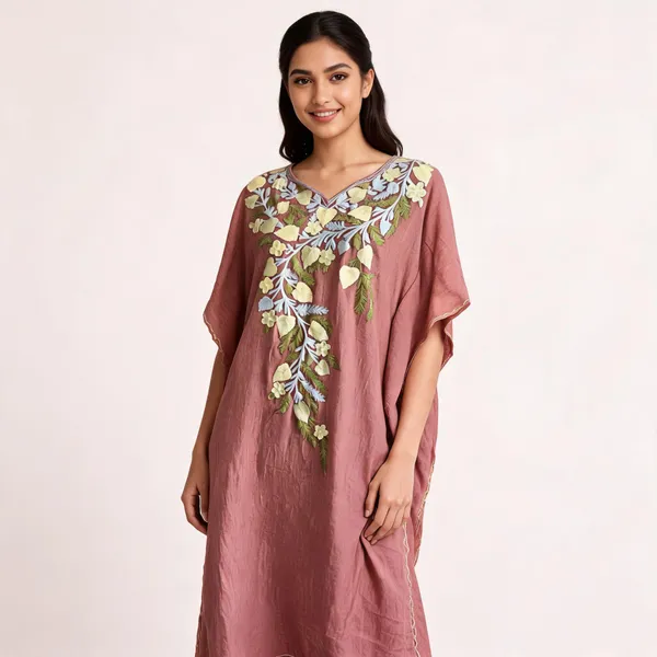 Rose_Cotton_Crush_Relaxed_Fit_Floral_Embroidered_Kaftan_For_Women