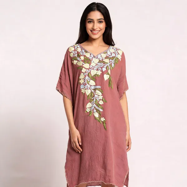 Rose_Cotton_Crush_Relaxed_Fit_Floral_Embroidered_Kaftan_For_Women