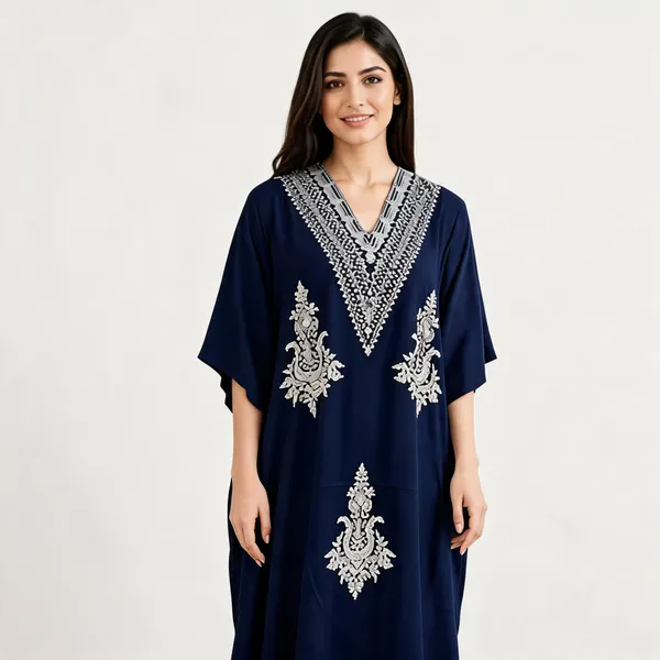 Navy_Blue_Cotton_Relaxed_Fit_Embroidered_Kaftan_For_Women