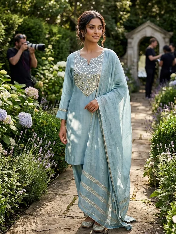 Light_Blue_Embroidered_Straight_Suit_Set_For_Women