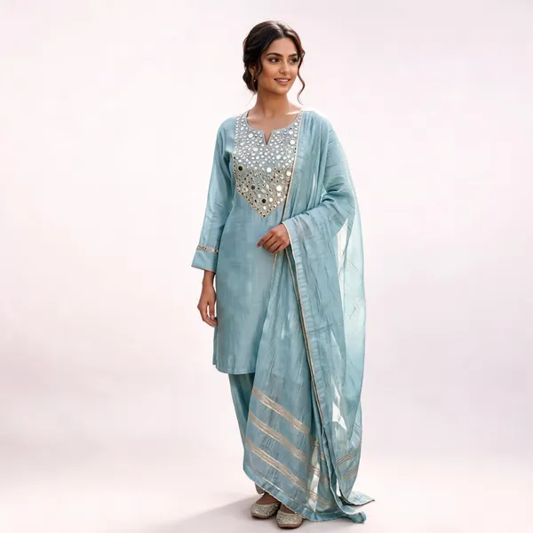 Light_Blue_Silk_Embroidered_Straight_Suit_Set_For_Women