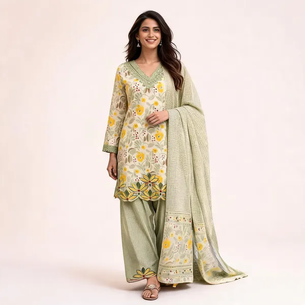 Green_And_Pink_Cotton_Embroidered_Salwar_Suit_Set_For_Women_Pack_Of_2