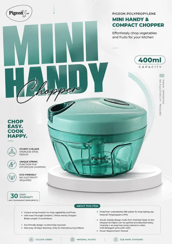 Teal_Manual_Pull_Chopper