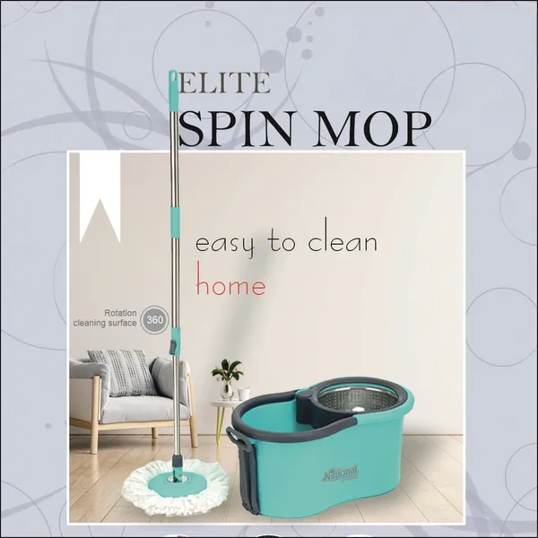 Teal_360_Spin_Mop_With_Bucket