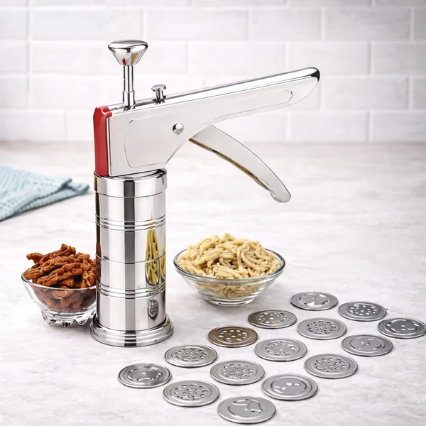 Silver_Stainless_Steel_Classic_15_Disc_Kitchen_Press_Maker