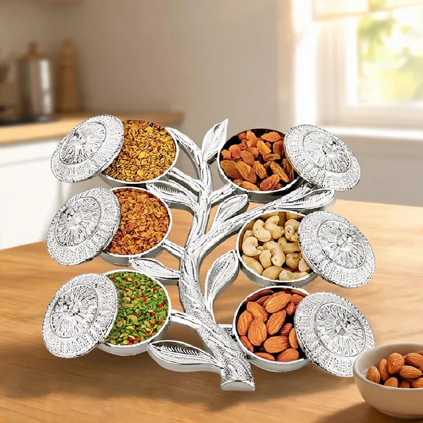 Silver_Plastic_Silver_Tree_Design_Dry_Fruit_Box